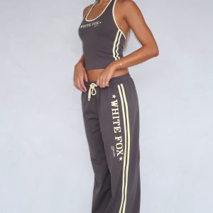 Star Of The Night Track Pants Charcoal