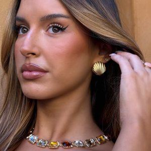 Kaiko Earrings Vintage Gold