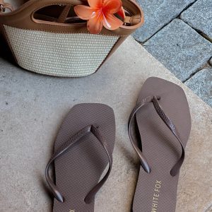 Josie Thong Sandals Chocolate
