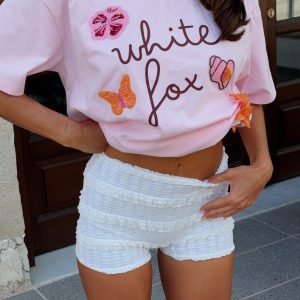 Honeymoon Lace Shorts White