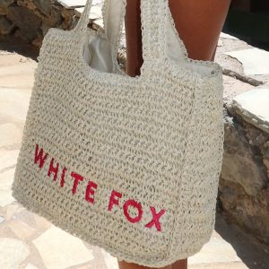 Tyrus Small Top Handle Bag Natural/Pink
