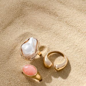 Anita Ring Set Gold