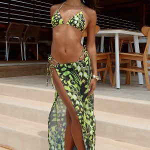 Tropical Life Sarong Lime Whisper