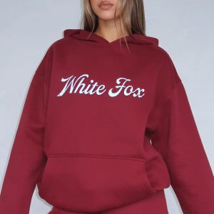 The Good Life Oversized Hoodie Burgundy