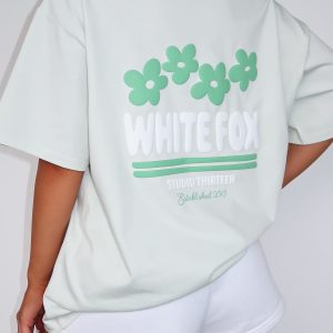 Tropic Time Oversized Tee Sage