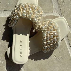 Valentina Sandals Cream
