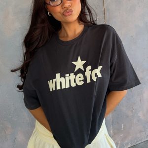 From The Archives Charli Oversized Tee Charcoal